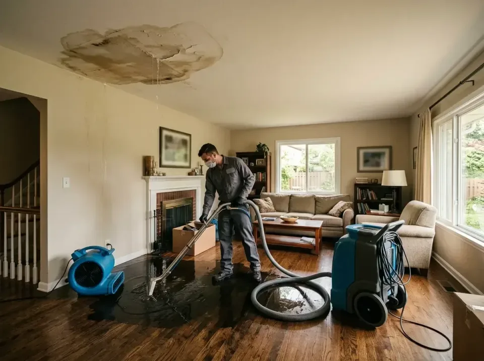 attic-pipe-burst-ceiling-drip-008 — frequently asked questions, Water Damage Restoration & Carpet Care in Brisbane, CA
